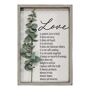 Stratton Home Decor Love is Patient, Love is Kind Wall Art, Multi The  Love is Patient, Love is Kind  Wall Art by Stratton Home adds a warm and tender touch to a wall. This handcrafted wood framed printed metal artwork is a perfect piece in any room, and is a sweet reminder of what is most important above all else - love. Enjoy its beautiful words and let it uplift you, your family, and friends. It comes ready to hang and measures 13.39 in. W x 1.77 in. D x 19.69 in. H. Color: Multi. 