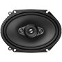 Pioneer A-Series 4-Way Coaxial Speaker System The Pioneer A-Series TS-A6880F 4-Way, 6 in. x 8 in. Speakers are an ideal choice to greatly improve sound quality and the audio experience for 6 in. x 8 in. factory speaker locations in your vehicle. These Pioneer car speakers are custom-fit to replace original factory speakers to provide drop-in replacement installation with improved acoustic performance. They also feature Pioneer's OPEN and SMOOTH sound concept which provides a seamless and smooth transition between the woofer and midrange tweeter drivers to deliver uniform, off-axis frequency response that is optimized for automotive applications where one or more speakers are often aimed away from the listeners' ears. The TS-A6880F speakers also feature custom-fit installation brackets for Ford and Mazda vehicles. 