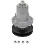 Cub Cadet Original Equipment Spindle Assembly for Select 54 in. Zero Turn Mowers, OE# 918-07416,618-07416 Spindles and pulleys work together to rotate the mower blades for an even cut. The triple sealed maintenance free bearing prevents impurities from entering the ball bearing. It does not require lubrication so the spindle is consistently working smoothly. 