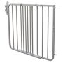 Cardinal Gates 30 in. H x 26 in. to 40 in. W x 2 in. D Auto-Lock Gate in White The Auto-Lock Gate (Model MG-15) is the best pet gate for high traffic areas. This model features a patented latch that allows rapid pass-through in either direction. Simply pull and twist the latch to open and to close, just swing the gate shut. This gate has quick and simple installation. The Auto-Lock Gate is constructed of aluminum, which is lighter weight than steel and is virtually rustproof. Designed strictly for indoor use, the Auto-Lock Gate has a powder-coated finish that provides a long-lasting, easy-to-clean surface. It is available in White or Black. 