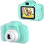 DARTWOOD Kids Digital Camera 1080p Color Display Micro SD Slot (32GB SD Card Included) Perfect Gift for Children (Green) DARTWOOD 1080p Digital Camera for Kids with 2 in. Color Display Screen and Micro-SD Card Slot. 32GB SD Card Included. Connects to your computer via Micro USB. 3 Megapixel Sensor. Expandable memory with Micro-SD Card Slot. Built-in Rechargeable Lithium ion Battery. Perfect gift for children. Lightweight and portable. Up to 1920 x 1080 pixels resolution. Integrated Effects, Picture Frames and Filters. Allows children to learn photography in a fun and safe way. Color: Green. 