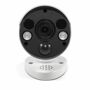 Swann 4K NVR Bullet IP Camera with 2TB Storage Spotlight and Siren The 4K Ultra HD IP add on security camera is the perfect complement to your Swann NVR-8580. Get proof of security in 4K Ultra HD. Zoom in on essential evidence such as license plates and faces, while night vision protects your property 24/7. When heat and motion is detected the camera lights turn on and start recording. 2-way audio and a built-in siren allow you to respond and scare off intruders. Audio capture adds another layer of real time response and lets you hear off-screen noises and identify voices by age, gender, accent and language. Features include: video analysis triggers recording and alerts with face detection, line crossing detection, intrusion detection, person detection and others. True Detect thermal detection detects movement of heat, such as that of people and cars, to trigger recording and push notifications, virtually eliminating false triggers. The sturdy aluminum construction is sturdy for outdoors or indoors with an IP66 protection rating. A 60 ft. (18 m) Ethernet cable is included to connect the camera to the NVR to transmit power, video and audio over the same cable. 