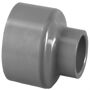 Charlotte Pipe 3 in. x 2 in. PVC Schedule 80 S x S Reducer Coupling, Gray PVC Schedule 80 Fittings are for pressure applications, and have a thicker wall than Schedule 40. PVC Schedule 80 is highly durable, with high tensile and impact strength. It has better sound deadening qualities than PVC and ABS Foam Core. Installation requires the use of primer and solvent cement. Color: Gray. 