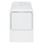 Hotpoint 6.2 cu. ft. 120-Volt Gas Vented Dryer in White Your GE dryer has 3-heat selections that offer a choice of drying temperatures for personalized fabric care. Aluminized alloy drum improves energy efficiency and resists corrosion. Delicate cycle helps protect delicate fabrics. Color: White. 