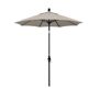 California Umbrella 7-1/2 ft. Fiberglass Collar Tilt Patio Umbrella in Granite Olefin Designed for convenience, value and performance, California Umbrella products bring the full weight of our design experience to your table. California Umbrella pioneered and developed the original and revolutionary Collar Tilt feature to tilt your umbrella to any degree you wish while you enjoy the afternoon and evening outside. We still boast the widest tilt degree in the Market, allowing you to stay outside longer with your family and friends. Olefin fabrics are an excellent fabric choice for customers looking to shade their space on a budget without sacrificing quality. Made with high durability synthetic Olefin fibers, Olefin fabrics offer improved fade resistance over lesser grade fabric materials like polyester and cotton without the added expense of acrylic canvas. Olefin fabrics are a strong value, so with some basic care they can give you several years of enjoyment. Olefin color selections match up perfectly with all the most popular colors on the market, so your shade solution is beautiful without breaking the budget. 