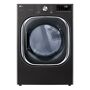 LG Electronics 7.4 cu. ft. Ultra Large Capacity Black Steel Smart Gas Dryer with TurboSteam Save time and look your best with a dryer that maximizes efficiency. With 7.4 cu. ft. of ultra large capacity and SmartThinQ technology, you can fit more in each load and control key features from your phone. So laundry day becomes your day. Plus, get ready faster with TurboSteam technology that removes wrinkles in a snap. Color: Black Steel. 