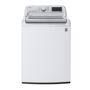 LG Electronics 5.5 cu. ft. High Efficiency Mega Capacity Smart Top Load Washer with TurboWash3D and Wi-Fi Enabled in White, ENERGY STAR Wash more with a 5.5 cu. ft. of mega capacity Top Load washer featuring TurboWash3D Technology. TurboWash3D gives clothes a complete cleaning and the gentle care they deserve-without the wear and tear of an agitator. The 7800 Series brings you the best of both worlds to your laundry room without sacrificing performance. Color: White. 