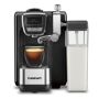 Cuisinart 1-Cup Espresso Defined Black Espresso, Cappuccino and Latte Machine The Cuisinart Espresso Defined Espresso, Cappuccino and Latte Machine features 19 bars of pressure and brews intensely rich espresso beverages topped with a silky rich crema. A powerful frothing mechanism creates velvety-smooth foam for a barista-quality cappuccino or latte. Presets and menu options let users adjust flavor strength, brew temperature and froth volume to customize beverages. Compatible with Nespresso OriginalLine capsules that eject right into the waste bin. Enjoy all your favorite gourmet espresso drinks - easy start to finish. Color: Black. 