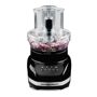 Hamilton Beach Big Mouth Duo Plus 12-Cup 2-Speed Black Food Processor with 4-Cup Bowl The Hamilton beach Big Mouth Duo Plus Beach Food Processor is a great addition to any kitchen. It comes with 2-processing bowls for large and small jobs. It is a big mouth kitchen food processor that features a large feed chute to accommodate a variety of ingredient sizes. This makes it easier for you to get on with your work without wasting time on preparation. The stainless steel food processor also comes with a second smaller pusher and stainless steel reversible-slice/shred disc and S-blade for easier usage. It is equipped with a powerful 500-watt motor and easy to clean touch pad controls to make maintenance a breeze. Color: Black. 