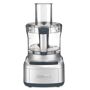 Cuisinart Elemental 8-Cup 3-Speed Silver Food Processor The Cuisinart Elemental 8 Cup Food Processor is designed to perform any food prep task your recipe calls for. Big enough to chop ingredients for a party-sized portion of salsa, the Elemental 8 is also powerful enough to turn a full work bowl of vegetables into healthy pure soups in seconds. The wipe-clean rubberized touch pad controls and reversible shredding and slicing discs make this food processor a firm favorite of cooks. Color: Silver. 