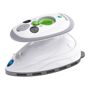 SteamFast SF-717 Mini Steam Iron with Dual Voltage, Travel Bag, Non-Stick Soleplate, Rapid Heating, White The SteamFast SF-717 Steam Iron delivers the power to set crisp creases and remove wrinkles in a conveniently sized iron, capable of everyday use around the home or on the go. Thanks to its small size and non-stick soleplate, this iron can get into spots that bigger irons can't, making it a versatile tool for the house or road. A convenient travel bag helps store the iron for added portability. Color: White. 
