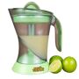 TACO TUESDAY 32 oz. Green Lime Juicer and Margarita Kit Now you can make your own fresh squeezed Margarita with the Taco Tuesday Electric Lime Juicer & Margarita Kit! The juicing cone makes it easy to get the extraction of all citrus fruits and you can control the amount of pulp with the adjustable filter. When done juicing, it can be doubled up as a serving pitcher and included is a salt/sugar rimmer as well as four 8-oz. margarita glasses. Make every Fiesta a Taco Tuesday!. 