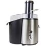 Total Chef Juicin Stainless Steel Juicer with Automatic Shut-Off, Stainless steel look Begin your day with a glass of fresh, nutrient-packed juice! The high-speed Total Chef Juicin' Juicer combines a powerful motor and premium surgical steel blade to quickly and efficiently extract vitamin-rich juice from your favorite fruits and vegetables. The extra-wide opening accommodates large pieces and even whole fruits and vegetables to save valuable prep time, and the juice and pulp are diverted into separate outlets to use however you wish. Try mixing the pulp into baked goods or simmering into a delicious veggie broth. The Juicin' Juicer is also suitable for making nutritious nut or rice milks by processing almonds, cashews, or cooked rice. With a compact footprint and dishwasher-safe removable parts, the Total Chef Juicin' Juicer will quickly become one of your favorite countertop accessories. Tips for Best Use Remove thick peels from fruits such as oranges and pineapples before juicing; foods with thin skins do not have to be peeled Press ingredients into the intake chute slowly to extract the maximum amount of juice Don't throw out the pulp! Add to baked goods or freeze for homemade  pulpsicles  so none of the goodness goes to waste. Color: Stainless steel look. 