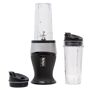 NINJA Fit 16 oz. Black Single Speed Single Serve Personal Blender (QB3001SS) The Ninja Fit combines multiple kitchen appliances in one easy-to-use, powerful, and compact kitchen tool. With Ninja Pulse Technology, it quickly creates smoothies, nutrient juices and so much more in two 16 oz. Nutri Ninja cups that are perfect to take on the go. Color: Black. 