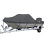 Classic Accessories Model B2 13 ft. 6 in. to 14 ft. 6 in. L, Beam Width to 73 in. W StormPro Charcoal Tri-Hull Outboard Boat Cover Fits The StormPro Trailerable Boat Cover by Classic Accessories provides a heavy-duty cover designed for both long-term storage and highway travel. When you buy a Classic Accessories boat cover you are not just getting a cover, you're also purchasing peace of mind. Not only will your boat be protected from the elements, but you'll be protected with the easiest warranty in the industry. If your product fails within the warranty period, look for us online and take advantage of our Hassle-Free warranty program supported by our US-based customer service team. 