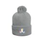 Glenmuir Official Ryder Cup 2023 Unisex Thermal Lined Turn Up Rib Merino Golf Bobble Hat Mid Grey Marl One Size g.RC2023 MALABAR Official Ryder Cup 2023 Unisex Thermal Lined Turn Up Rib Merino Golf Bobble Hat, 50% merino wool 50% acrylic, Unisex ribbed thermal hat with turn up and bobble, Thinsulate thermal brushed fleece lining, Glenmuir 1891 logo tab on right back turn up, Official 2023 Ryder Cup logo will be embroidered by our craftspeople in Lanark, Scotland. 