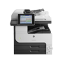 HP Printer LaserJet Enterprise MFP M725dn 20.3 cm touchscreen; LCD color graphics ; rotating adjustable angle Display CF066A#BGJ - Empower your teams to do moreprint, scan, and copy on paper sizes up to A3from a desktop-sized MFP. Stay focused on workpaper capacity up to 4600 sheets and high-capacity cartridges limit interruptions.[2, 4].Get impressive document quality with near edge-to-edge printing. Print what you need, even on the gofrom your smartphone or tabletusing HP ePrint[3] or Apple AirPrint.[6].Streamline tasksprint, scan, and copy projects directly at the MFP's large color touchscreen. Save time by launching one-touch workflows with HP Quick Sets. Get just the results you needusing touchscreen controls to preview, edit, and reorder scans at the device. Easily send scanned files to multiple destinations. Print right from a memory device via the USB port. Simplify fleet management using world-class tools such as HP Web Jetadmin,[7] and reliably safeguard devices. Safeguard dataat rest or in transitwith an encrypted hard drive, user authentication, and security features. Add security toolssuch as card and badge readersvia the hardware integration pocket.[8].Extend the capabilities of workteam print environments, using a rich array of easy-to-integrate solutions. Reduce energy use with HP Auto-On/Auto-Off Technology,[9] and conserve power with Instant-on Technology.[11].Conserve resources and save paperuse automatic two-sided printing. Easily recycle Original HP LaserJet toner cartridges through HP Planet Partners.[12] HP Printer LaserJet Enterprise MFP M725dn 20.3 cm touchscreen; LCD color graphics ; rotating adjustable angle Display CF066A#BGJ 
