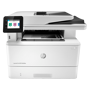 HP Printer LaserJet Pro MFP M428fdw 6.86 cm intuitive color touchscreen CGD Display W1A30A#BGJ - Scan files directly to Microsoft SharePoint, Google Drive, Dropbox, email, USB, and network folders.[1].Help save time by automating all the steps in a complicated workflow via a 1 button shortcut.[2].Print wirelessly even without the network, stay connected with dual band Wi-Fi and Wi-Fi direct.[3][4][5].Print effortlessly from any device, virtually anywhere, to any HP printersecurely through the cloud.[6].A suite of embedded security features help protect your MFP from being an entry point for attacks.[7].Help ensure the security of confidential information with optional PIN/Pull printing to retrieve print jobs[8].Thwart potential attacks and take immediate action with instant notification of security issues. Optional HP JetAdvantage Security Manager lets simply and efficiently secure your fleet of printers. Set up this MFP fast, and easily manage device settings to help increase overall printing efficiency. Tackle tasks quickly and easilywith the simple intuitive 2.7  (6.8cm) color touchscreen. Print Microsoft office docs and pdfs right off your USB drive.[9].Avoid interruptions with an HP LaserJet MFP designed to be streamlined for maximum productivity. Avoid frustrating reprints, wasted supplies, and service calls using Original HP toner cartridges. Help save paper right out of the box. The duplex print setting is set at default paper savings mode.[10].Saves up to 22% over prior products.[11].Help save energy with HP Auto-on/Auto-off technology.[13] HP Printer LaserJet Pro MFP M428fdw 6.86 cm intuitive color touchscreen CGD Display W1A30A#BGJ 