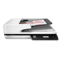 HP ScanJet Pro 3500 f1 Flatbed Scanner L2741A#BGJ - Produce up to 50 images (25 pages) per minute[1] with two-sided scanning. Reliably scan 3000 sheets per day. Capture every page easilyeven for stacks of mixed mediawith HP EveryPage and an ultrasonic sensor.[2].Scan documents up to 8.5 x 122 in (21.6 x 309.9 cm) through the ADF, and use the flatbed for bulky media. Spend less time waitingscans reach their destination at fast speeds with a USB 3.0 connection. Define scan profiles for common document types and scan to multiple destinations with HP Scan software. Create one-button scan settings for recurring tasks and make selections using the LCD control panel. Quickly share or archive scans directly to popular cloud destinations with HP Scan software. Scan directly into applications without opening another program with HP's full-featured TWAIN driver. Accurately capture text from documents for easy editing with HP Scan and I.R.I.S. Readiris Pro OCR software. Get sharp, true-to-life scans of documents, graphics, and photos with up to 1200 dpi resolution. Book-edge scanning prevents distorted text, even near the spine of books and other bound materials. Auto-imaging features in the included HP Scan software let you enhance images and delete blank pages. HP ScanJet Pro 3500 f1 Flatbed Scanner L2741A#BGJ 