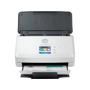 HP ScanJet Pro N4000 snw1 Sheet-feed Scanner 6FW08A#BGJ - Produce scans at up to 40 ppm/80 ipm[1] with two-sided scanning that captures both sides at once. Wi-Fi Direct enables scanning from a wireless mobile device without requiring a connection to a network or the internet. Capture every page easilyeven stacks of mixed mediawith HP EveryPage and an ultrasonic sensor.[3].Rely on this scanner time after timerecommended for 4000 pages per day. Streamline routine work with one-touch scanningcreate one-button, custom settings for recurring scan jobs. Scan images directly into applications with included and full-featured TWAIN and ISIS. Easily transfer scans into editable text, searchable PDF files, and more file types, using built-in OCR. Quickly share or archive scans directly to popular cloud destinations with HP Scan software. Tackle tasks quickly and easily - with the simple 2.8  color touchscreen. Define scan profiles for common document types, and scan to multiple destinations with HP Scan software. Capture and organize documents, business cards, and other file types with feature-rich software. Produce clear, legible scansup to 1, 200-dpi resolution. HP ScanJet Pro N4000 snw1 Sheet-feed Scanner 6FW08A#BGJ 