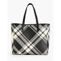 Talbots Oversized Printed Tote - Plaid - Black/Ivory - 001 Talbots Oversized Printed Tote. Our stylish and functional handbag with a sizeable interior. In a graphic-chic plaid print. Features Gift Box/Gift Wrap is not available for this item. Interior zip & slip pocket Magnetic closure 9  handle length Lined Imported Fit: 20  L x 6  W x 13 3/4  H Material: 100% Polyurethane Oversized Printed Tote - Plaid - Black/Ivory - 001 Talbots 