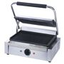 Adcraft SG-811E Commercial Panini Press The Commercial Panini Press by Adcraft: Panini Grill, single, countertop, electric, 13-1/4 x 9-1/4 grill surface, cast iron grooved plates, adjustable thermostat control switch 120F to 570F, includes oil tray & cleaning brush, stainless steel,... 