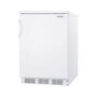 Accucold FF6W Medical Refrigerators The Medical Refrigerators by Accucold: Undercounter Refrigerator, one-section, freestanding, 5.5 cu. ft. capacity reversible door with shelf storage, adjustable wire shelves & thermostat, automatic defrost, interior light, plastic handle, white... 