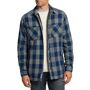 FlagAnthem HARRELLS SHERPA-LINED FLANNEL SHIRT JACKET A truly traditional transitional layer, now lined with soft sherpa fleece for ultimate comfort and added warmth. Dual chest pockets; snap-button closures. Tailored athletic fit. Medium: 31 length from highest point shoulder Body: 100% Cotton; Lining: 100% Poly Machine wash; imported Nate is 60 and wears a size medium. 