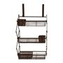OrigamiRack Over The Door 3 Tier White Hanging Organization Rack by Supermoon An organized life is a happy life. Give all the items in your home their own personal space with the Supermoon Over the Door 3 Tier Hanging Rack! This rack makes it easy to set up a new storage space anywhere in your house without needing to go out and buy a new piece of furniture. It attaches to any door or wall, and holds 3 tiers of items with ease. And with no assembly necessary, all you need to do is take it out of the box and find the perfect place for it to go. Get your towels, spices, sho 