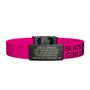 RoadId Black Girls Run Edition ID Black Girls RUN! is a wonderful organization that promotes active, healthy lifestyles for African-American women nationwide. And because running is the primary way of spreading their message, it made perfect sense to support them with their very own Elite band. Much like our other offerings, the BGR ID features a silicone band with a stainless steel watch clasp and matte black ID plate. 