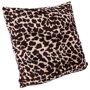 TooTimid Sexy Secret Pillow Brown Cheetah No one ever has to know your sexy secrets are right in plain sight with these stylish Hustler pillows that will fit perfectly into your existing dAcor! Discreet side zipper opening and soft,padded interior are perfect for safely storing your pleasure toys, lubes, lotions, and more! Classic brown cheetah print will make a stylish addition to any room. Keep all of your sexy secrets hidden right within reach! Medium is a 14 square and Large is an 18 square Material: 100% Polyester 