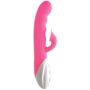 TooTimid Instant-O G-Spot Vibe With Clitoral Suction Have Instant Os With The Ultimate Dual Action Vibe! This unique dual stimulator combines the erotic clit-sucking sensations of oral sex with simultaneous penetration from the silky silicone shaft! The vibrating shaft is gently curved to easily find your G-spot, with soft ripples down the body of this toy that massage your inner walls with powerful vibrations! The external stimulator has a soft, flared opening that surrounds your clit with sucking and lapping sensations, increasing blood flow to 