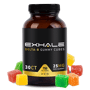 Exhale Delta-8 Gummy Cubes Delta-8 THC is incredible, but its even better when it comes in the form of a sweet treat! Thats exactly what you get with these delicious gummy cubes. At Exhale Wellness, we believe that the natural world gives us everything we need, which is why we only use organic hemp to extract Delta-8. But we dont believe in using any animal by-products, so we made these tasty treats cruelty-free and vegan! With Elderberry, Blueberry, Kiwi, Guava, and Strawberry flavors, these cubes are one of the best way 