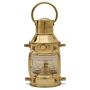 Garrett Wade 7  Brass Anchor-Style Smaller Anchor-style oil lamps can be perfect foroutdoor patio, to add atmosphere to a room in thehouse for an event, or simply as a less expensivegift. We are pleased to now have them available. As with all our others, they burn either kerosene orstandard lamp oil equally well. The size indicatedis the height of the lamp. 7  Brass Anchor-Style 
