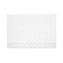 Beltrami Fanchon  - White Fanchon is a bath mat made by Beltrami in Cene. Combining a blend of cotton and wood-fiber for a highly absorbent capacity, it ensures a deeply satisfying experience every time you or a guest steps out of the shower or bath. Featuring classy Swarowski crystals on each corner, Fanchon offers the perfect compliment in the master suite or guest room. - 100% Made in Italy - 70% Cotton 30% Wood fiber - Swarovski © crystals - Wash at 40°C - Do not use fabric softener - Spin dryer, slow spin speed - Tu 