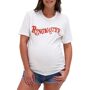 BUN MATERNITY Maternity Ringmaster Typographic Jersey Tee - Size: SMALL - IVORY BUN MATERNITY  Ringmaster  graphic tee in soft triblend jersey. Approx. 27 L from shoulder to hem. Maternity and postpartum wear. Crew neckline. Short sleeves. Relaxed fit. Long length. Pullover style. Cotton/recycled polyester/rayon. Machine wash. Imported. 