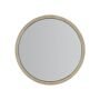 Hooker Furniture Cascade Round Mirror - Size: unisex Handcrafted round mirror with reeded trim. Oak veneers and beveled glass. Designed to hang on a wall. 45.5 W x 4 D x 45.5 T. For indoor use only. Imported. Weight, 56 lbs. Boxed weight, approx. 62 lbs. 