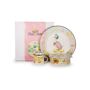 Golden Rabbit Kid's Jemima Puddle Duck 3-Piece Dinnerware Set - Size: unisex Child's dinnerware set is made of steel/enamel. Includes 4 oz. mug, 1.4 oz. bowl, and 8.5  plate. Dishwasher, microwave, and oven safe. Comes in a gift box. Imported. 