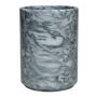 Marble Crafter Eris Collection Cloud Gray Wastebasket with Liner - Size: unisex Lined wastebasket made of marble. Approx. 7.5 Dia. x 10.5 T. Weighs 15 lbs. Imported. 