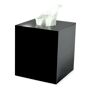 Mike & Ally Ice Tissue Box Cover - Size: NO SIZE - BLACK Made of Lucite; specify color. 5.75 Sq. x 6.5 T. Imported. 