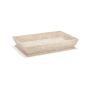 Labrazel Titan Tray - Size: unisex Tray made of travertine marble. Approx. 11.25 L x 7.25 D x 2 T. Spot-clean and polish with a soft, lint-free cloth. Made in Italy. Boxed weight, approximately 20 lbs. 