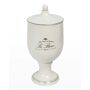 Kassatex Le Bain Canister - Size: unisex Canister made of high-grade porcelain. Approximately 4.9 Dia. x 11 T. Imported. 