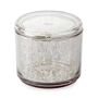 Kassatex Versailles Cotton Jar - Size: unisex Cotton jar crafted of mercury glass. Hand wash. 4.38 L x 2.76 W x 3.38 T. Imported. 