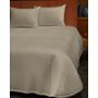 Signoria Firenze Siena King Quilted Coverlet - Size: KING - KHAKI Quilted coverlet. Egyptian combed cotton. Made in Italy. 
