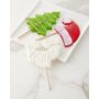 Candy Trio of Christmas Lollipops - Size: unisex Trio of lollipops with Christmas motif Net. wt. 4.5 ounces Refrigerated Shelf Life: 9 months Approx. 8.75  x 7.5  x 8.5  Imported 