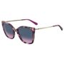 Moschino Love Sunglasses MOL018/S AY0/I4 Authentic Moschino Love MOL018/S Sunglasses from $ for Women. The MOL018/S come with a Violet Havana Plastic frame and Blue lenses made of Plastic. Size: /18/145. 