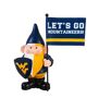 EVERGREEN ENTERPRISES INC West Virginia University Flag Holder Gnome According to folklore, gnomes are believed to bring good luck to your garden. Now you can also bring good luck to your favorite NCAA team with this West Virginia University gnome holding a team flag that reads,  Let's Go Mountaineers!  This charming garden gnome is great for display during every college sports season. This versatile decoration features the official team colors and logo located on the gnome's shield. Made of polystone resin, with hand painted colors and logo, this whimsical gnome 