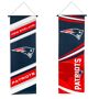 EVERGREEN ENTERPRISES INC New England Patriots, Dowel Banner Showcase your New England Patriots fandom with this unique dowel banner. Your team spirit will be on full display when you hang this colorful banner in your mancave or wherever you support your favorite NFL team. This dowel banner is reversible, so you can easily switch between two beautiful designs. Featuring the New England Patriots logo and colors, this banner is perfect for football season and beyond. Crafted from durable suede fabric, the official team logo and colors in this double-sided d 