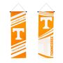 EVERGREEN ENTERPRISES INC University of Tennessee, Dowel Banner Proudly show your support for the University of Tennessee with this unique dowel banner. Your team spirit will be on full display when you hang this colorful banner in your mancave or wherever you support your favorite NCAA team. This dowel banner is reversible, so you can easily switch between two beautiful designs. Featuring the University of Tennessee logo and colors, this banner is perfect for every college sports season. Crafted from durable suede fabric, the official team logo and colors i 