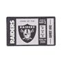 EVERGREEN ENTERPRISES INC Las Vegas Raiders Turf Mat, 30  x 18  This Oakland Raiders Turf Mat is the perfect accessory for welcoming guests to your home. Crafted from durable, recyclable PVC, the spirited mat looks like a game day ticket and traps dirt and debris before a mess is tracked into the house. The team logo and color palette will delight all NFL fans. Durable and innovative, the mat's open loop technique pulls dirt beneath the surface so the design looks fresh even after continuous use! A heavy-duty vinyl base grips the ground and offers superior r 